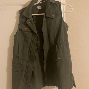 Army green vest